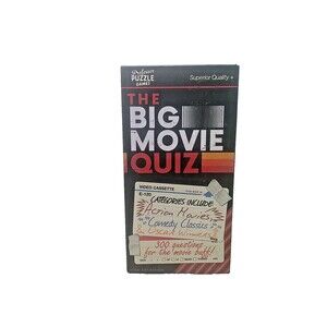 Professor Puzzle The Big Movie Quiz Party Game Ages 12+, 2+ Players  New Sealed